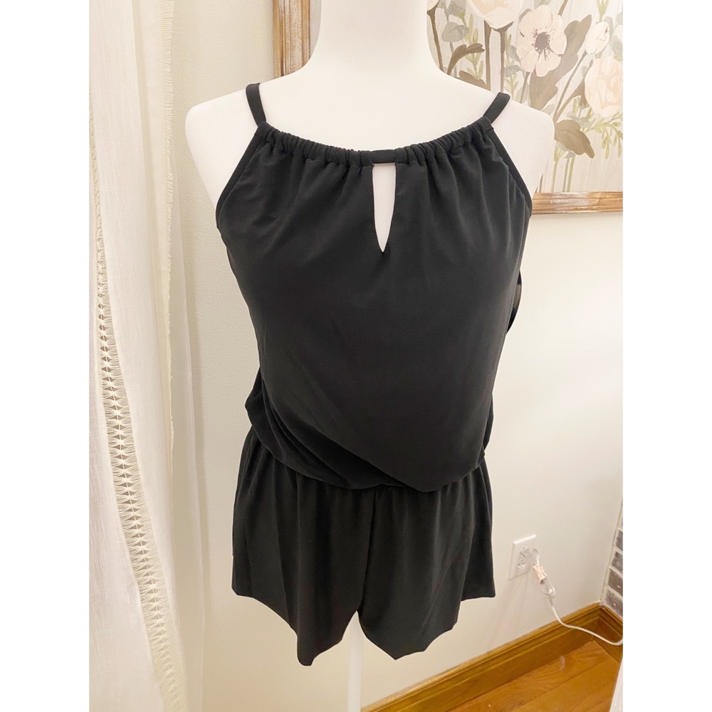 NWT Aqua Green Small Romper Swimsuit